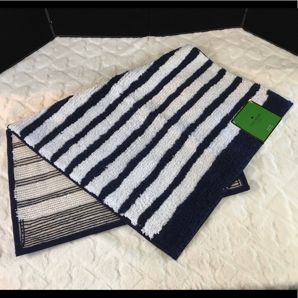NWT Kate Spade Harbour Stripe Bath Rug